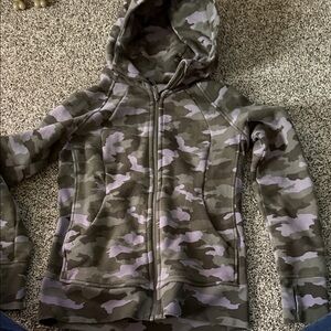 lululemon athletica Camouflage Hoodie - Green and Purple